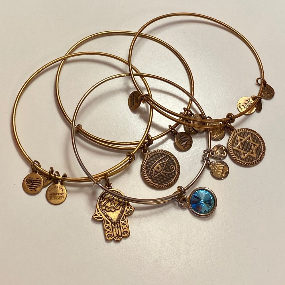 Alex and Ani Bangles Set of 4